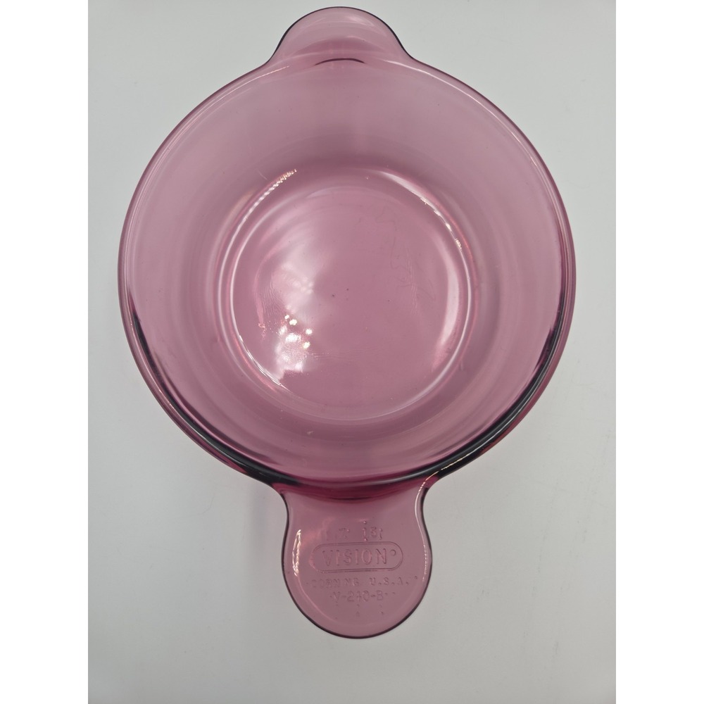 Corning Ware Vision Grab-It Bowl V-240-B Cranberry